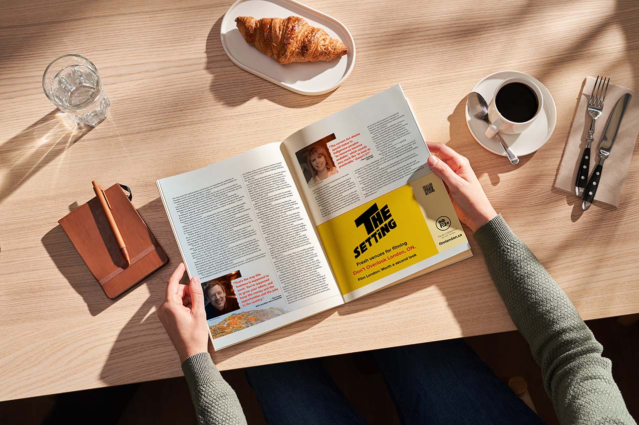 Playback_Mag_Mockup_WSS A film London Ad in Playback Magazine.